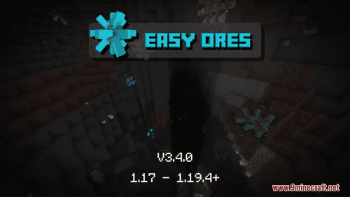 Easy Ores Resource Pack (1.19.4, 1.18.2) – Texture Pack Thumbnail