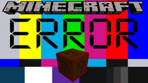Error Lucky Block Mod (1.12.2, 1.8.9) – Everything is Wrong Thumbnail