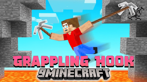 Grappling Hook Data Pack (1.19.4, 1.19.2) – Travels Faster! Thumbnail