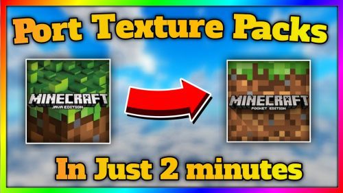 How to port Java Texture Packs to MCPE/Bedrock Edition in 2023 Thumbnail