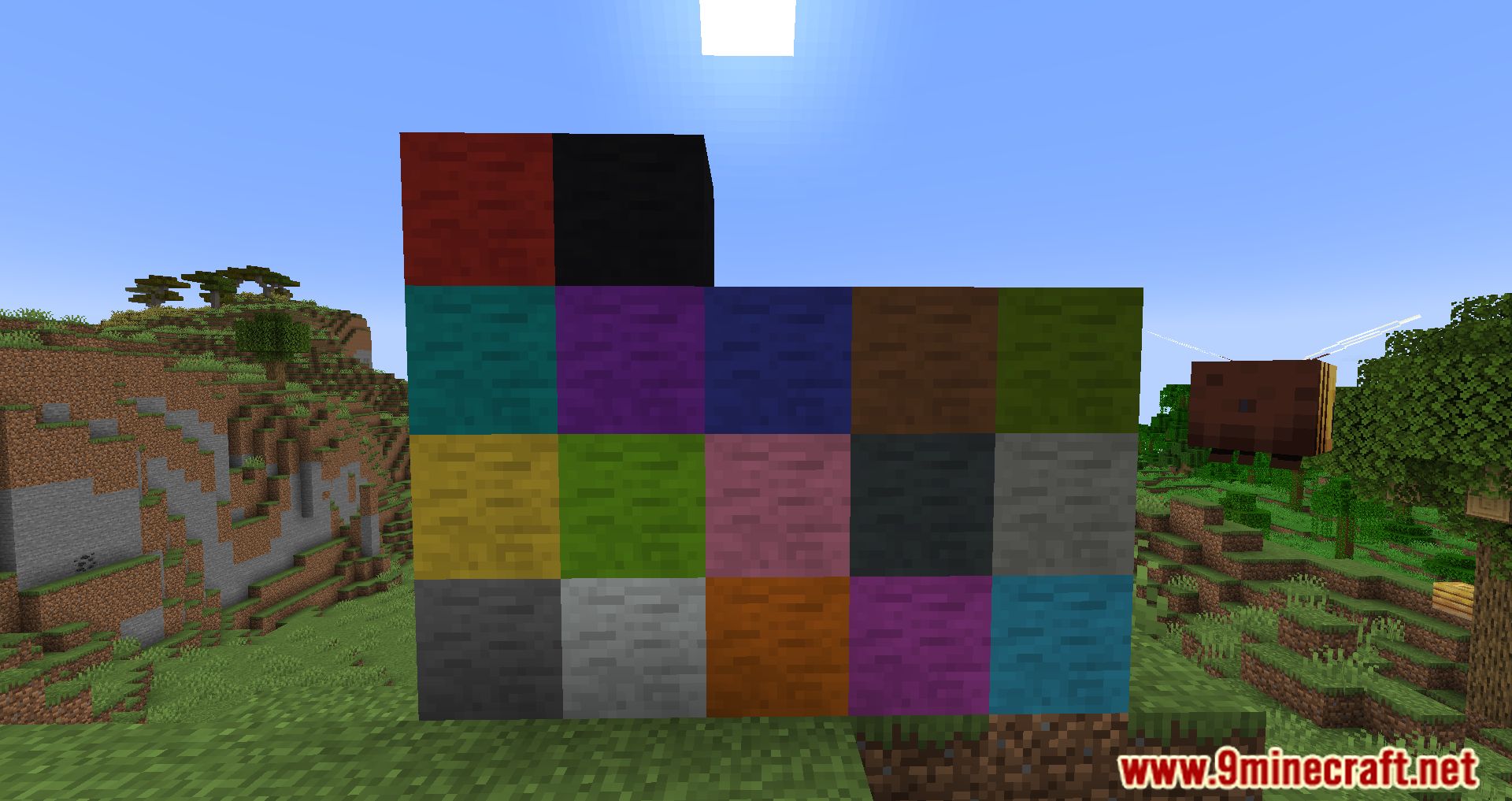 Painter's Blocks Mod (1.19.3, 1.18.2) - A Bunch Of Freely Dyeable Stone Blocks. 3