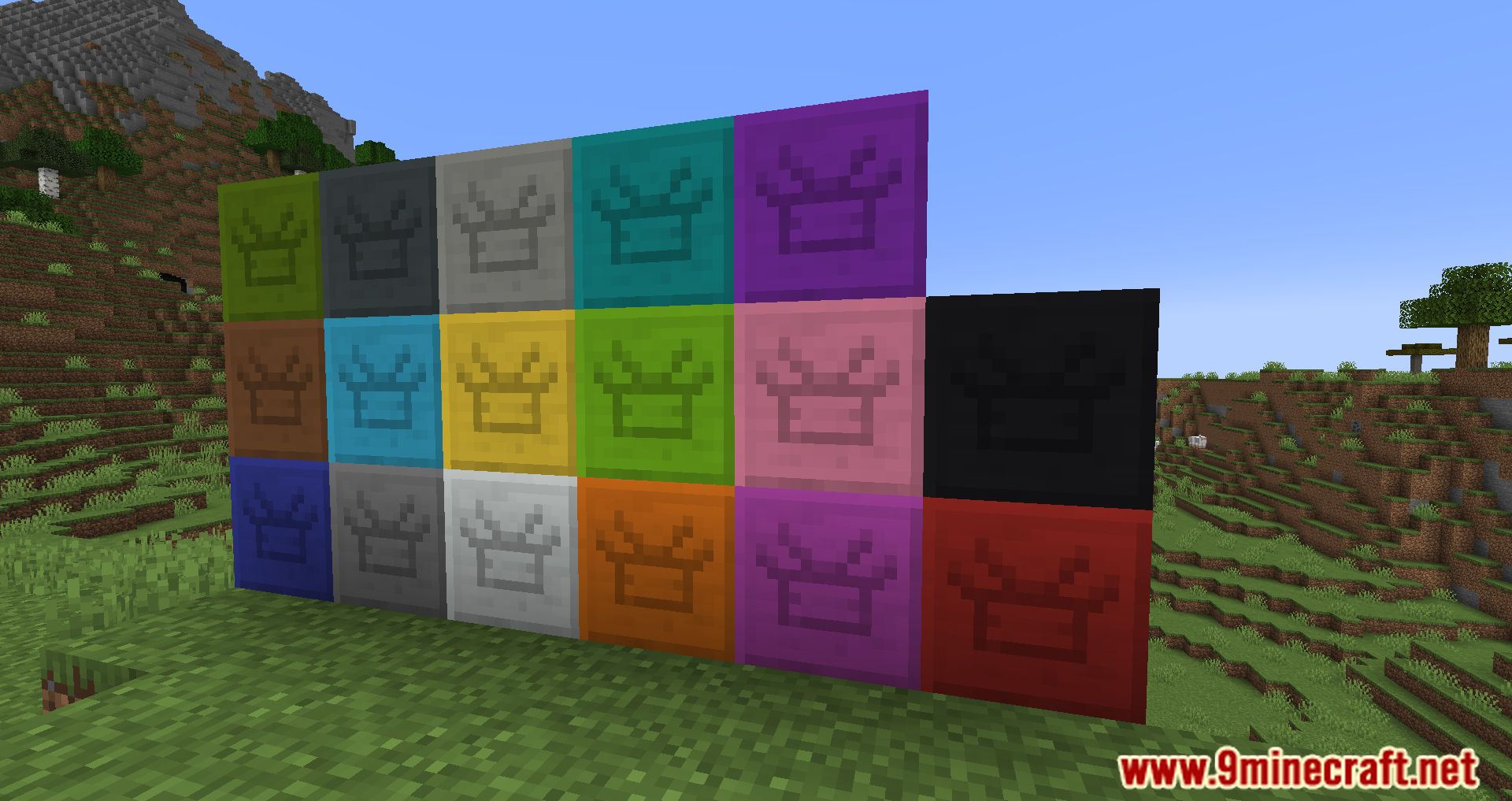 Painter's Blocks Mod (1.19.3, 1.18.2) - A Bunch Of Freely Dyeable Stone Blocks. 6