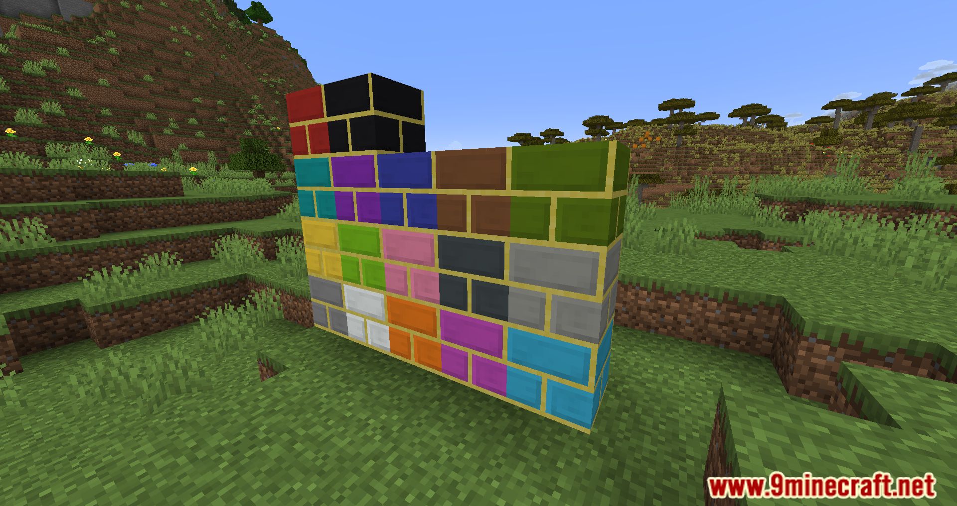 Painter's Blocks Mod (1.19.3, 1.18.2) - A Bunch Of Freely Dyeable Stone Blocks. 9
