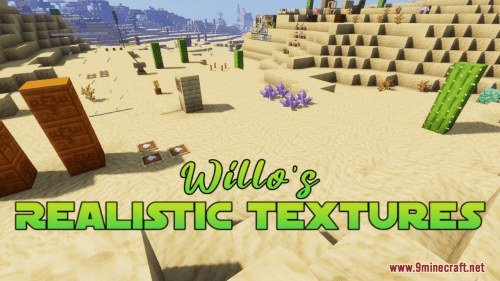Willo’s Realistic Textures Resource Pack (1.19.4, 1.19.2) – Texture Pack Thumbnail