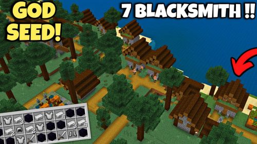 7 Blacksmith Survival Minecraft Seed (1.19.4, 1.19.2) – Bedrock Edition Thumbnail