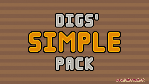 Digs’ Simple Resource Pack (1.19.4, 1.19.2) – Texture Pack Thumbnail