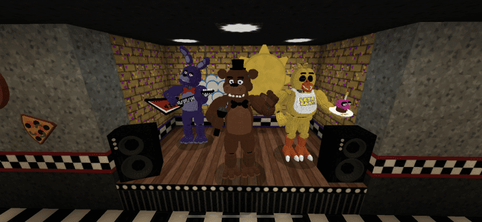 Five Nights At Freddy’s Addon (1.19) - MCPE/Bedrock Mod 2