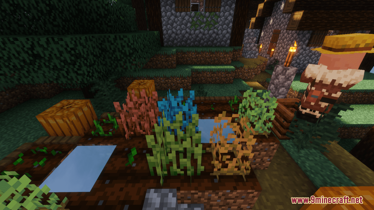 Rainbow Crops Resource Pack (1.20.1, 1.19.4) - Texture Pack 7