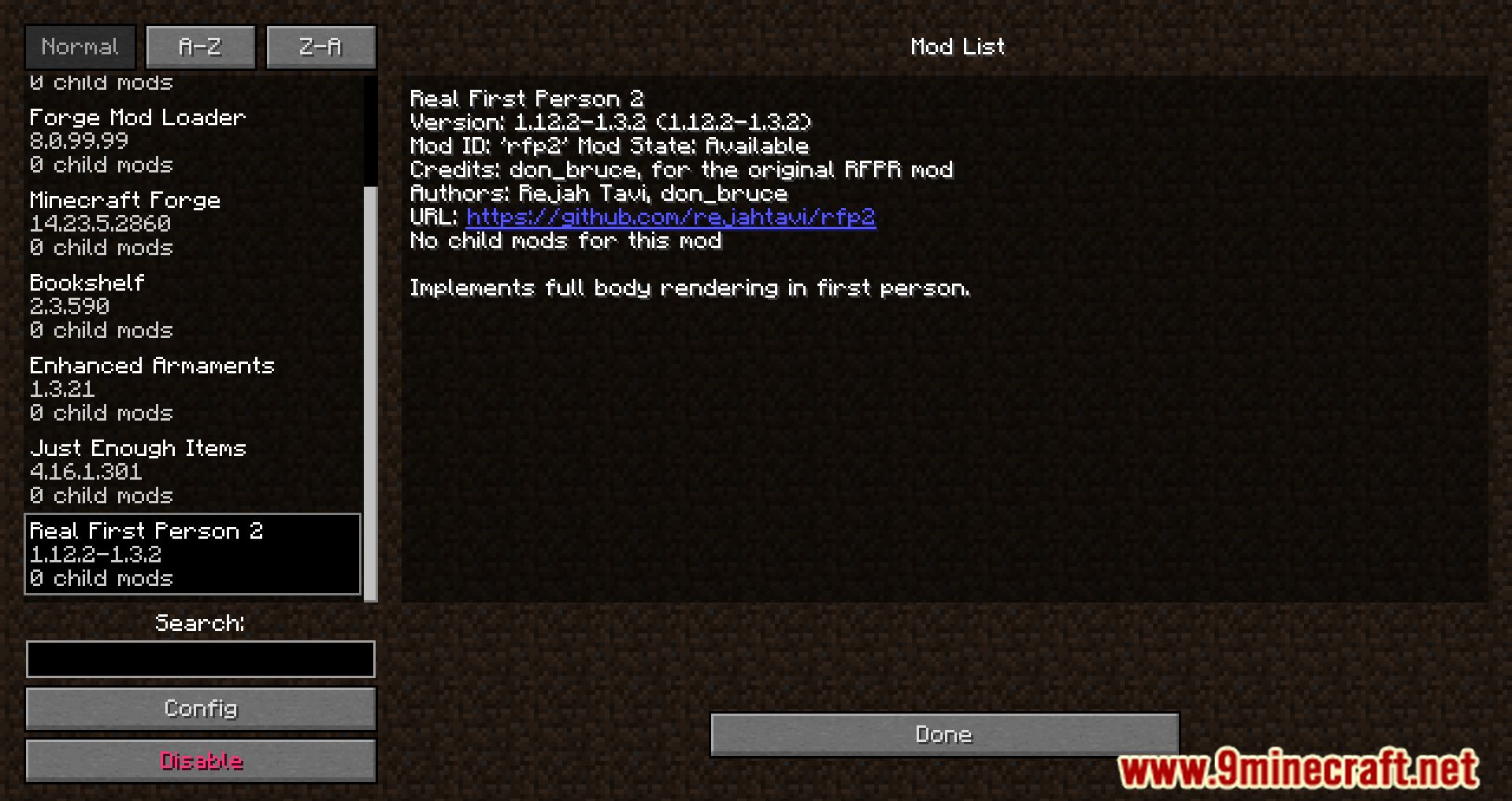 Real First Person 2 Mod (1.12.2) - A First-person Perspective!! 2