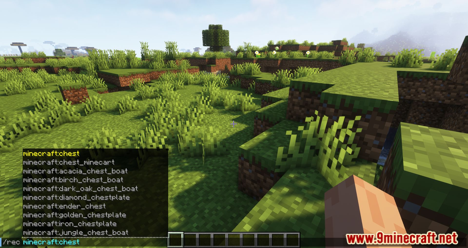Recipe Commands Mod 1Minecraft