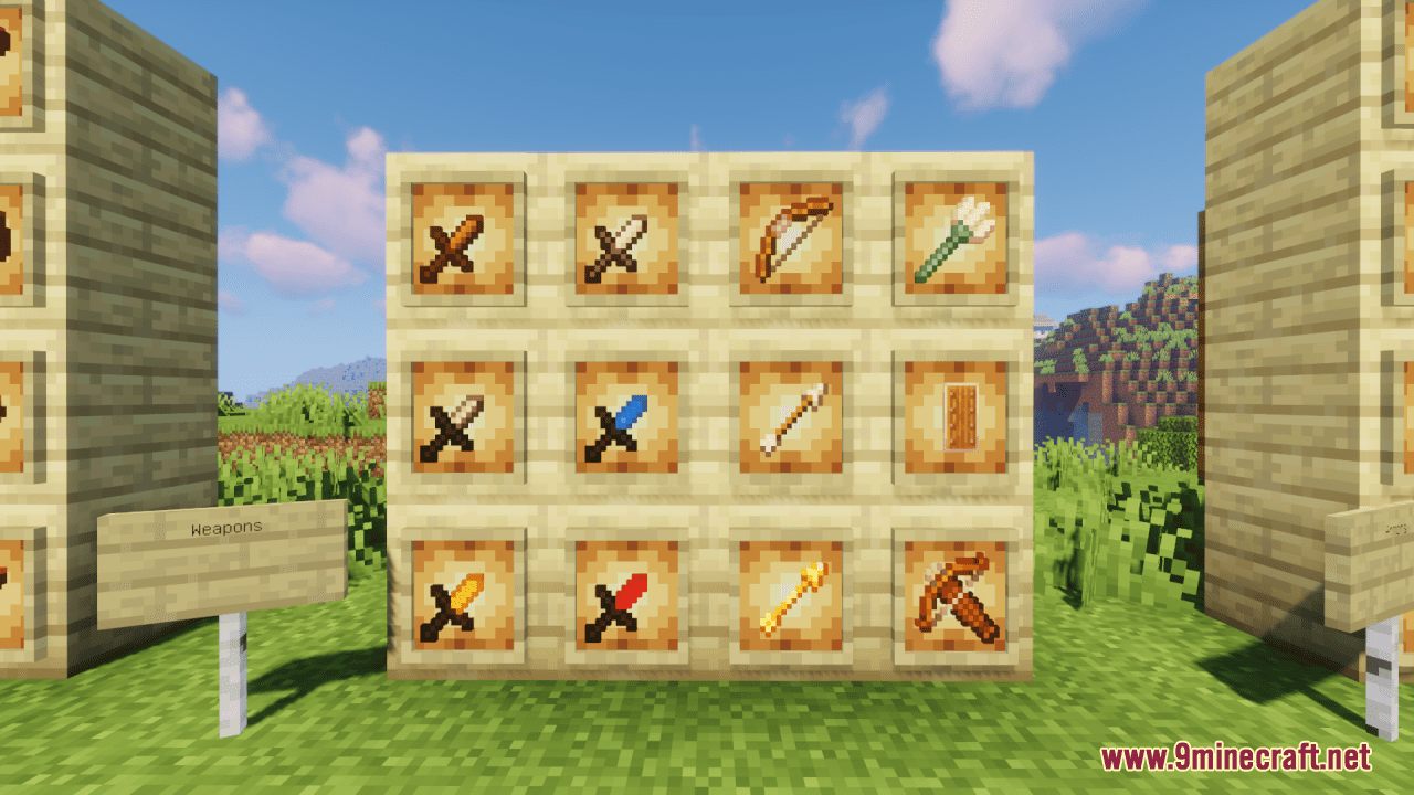 Shorten Swords Resource Pack - 1Minecraft